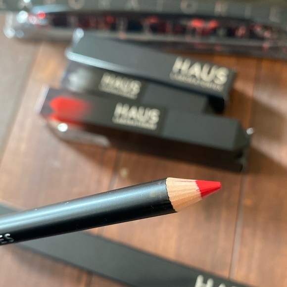 HAUS LABORATORIES HAUS of Future Hollywood Red Lip Kit Liquid Shadow Lady Gaga - Picture 12 of 13